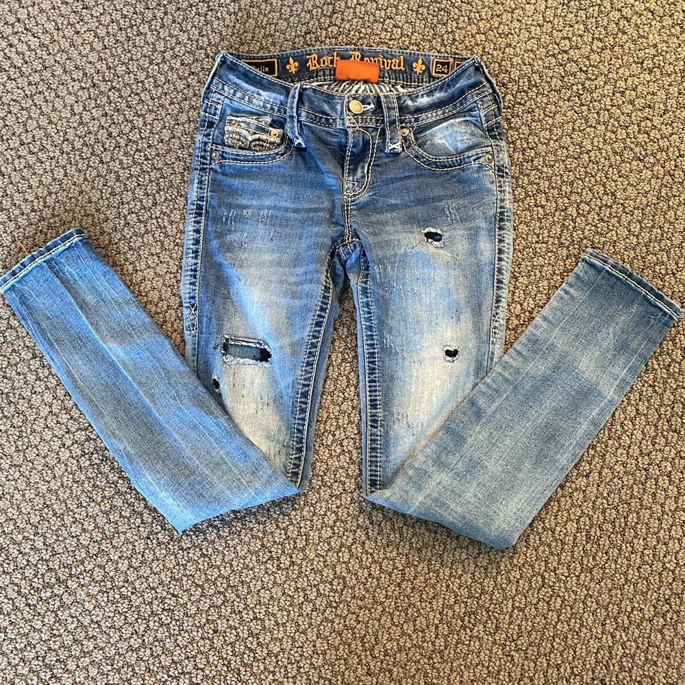 Rock Revival skinny jeans size 24